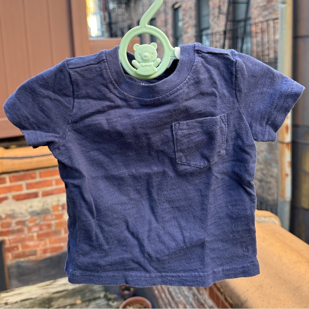 Janie and Jack Deep Blue Short Sleeve Tee